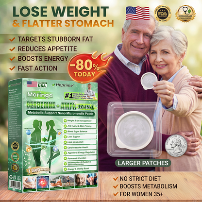 𝐏𝐡𝐲𝐬𝐢𝐜𝐢𝐚𝐧-𝐅𝐨𝐫𝐦𝐮𝐥𝐚𝐭𝐞𝐝 🧑‍⚕️| Hoprime® Moringa · Berberine × AMPK+ 10-in-1 Metabolic Support Nano Microneedle Patch — ✅ 𝐄𝐱𝐩𝐞𝐫𝐢𝐞𝐧𝐜𝐞 𝐕𝐢𝐬𝐢𝐛𝐥𝐞 𝟕-𝐃𝐚𝐲 𝐑𝐞𝐬𝐮𝐥𝐭𝐬 🍑