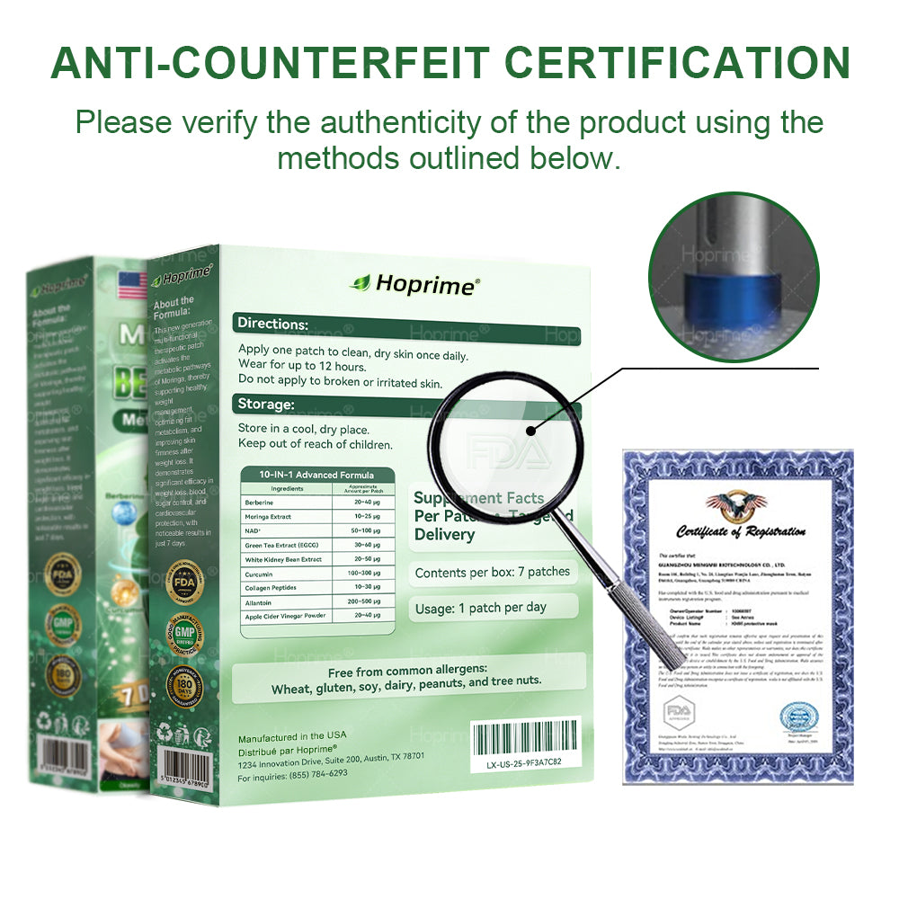 𝐏𝐡𝐲𝐬𝐢𝐜𝐢𝐚𝐧-𝐅𝐨𝐫𝐦𝐮𝐥𝐚𝐭𝐞𝐝 🧑‍⚕️| Hoprime® Moringa · Berberine × AMPK+ 10-in-1 Metabolic Support Nano Microneedle Patch — ✅ 𝐄𝐱𝐩𝐞𝐫𝐢𝐞𝐧𝐜𝐞 𝐕𝐢𝐬𝐢𝐛𝐥𝐞 𝟕-𝐃𝐚𝐲 𝐑𝐞𝐬𝐮𝐥𝐭𝐬 🍑