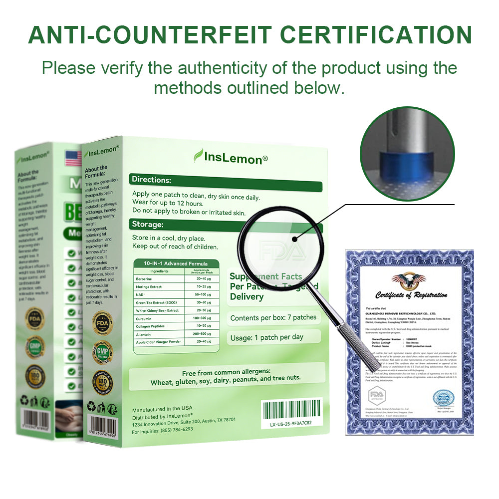 𝐅𝐃𝐀 𝐑𝐞𝐠𝐢𝐬𝐭𝐞𝐫𝐞𝐝 & 𝐆𝐌𝐏 𝐂𝐞𝐫𝐭𝐢𝐟𝐢𝐞𝐝 🧪| 𝐈𝐧𝐬𝐋𝐞𝐦𝐨𝐧® 𝑴𝒐𝒓𝒊𝒏𝒈𝒂 & 𝑩𝒆𝒓𝒃𝒆𝒓𝒊𝒏𝒆 𝟏𝟎-𝐈𝐍-𝟏 𝐀𝐝𝐯𝐚𝐧𝐜𝐞𝐝 𝐍𝐚𝐧𝐨 𝐌𝐢𝐜𝐫𝐨𝐧𝐞𝐞𝐝𝐥𝐞 𝐏𝐚𝐭𝐜𝐡 | ✅ 𝐁𝐚𝐜𝐤𝐞𝐝 𝐛𝐲 𝐒𝐜𝐢𝐞𝐧𝐭𝐢𝐟𝐢𝐜 𝐄𝐯𝐢𝐝𝐞𝐧𝐜𝐞 | 𝟏𝟎-𝐢𝐧-𝟏 𝐅𝐨𝐫𝐦𝐮𝐥𝐚 | 𝐑𝐞𝐬𝐮𝐥𝐭𝐬 𝐢𝐧 𝟓 𝐃𝐚𝐲𝐬