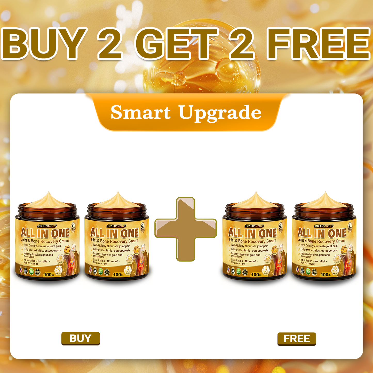 DR.HONOR® — 🚨 Only 10 jars left! Grab an exclusive 30% OFF today!Support flexibility and mobility in just 1–3 weeks.Don’t miss your chance—this offer won’t come around again until next year. Act fast! 180-day money back guarantee!🔥