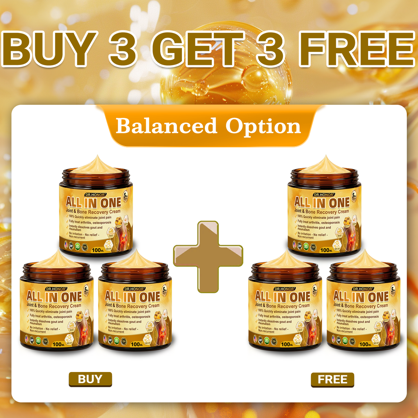DR.HONOR® — 🚨 Only 10 jars left! Grab an exclusive 30% OFF today!Support flexibility and mobility in just 1–3 weeks.Don’t miss your chance—this offer won’t come around again until next year. Act fast! 180-day money back guarantee!🔥