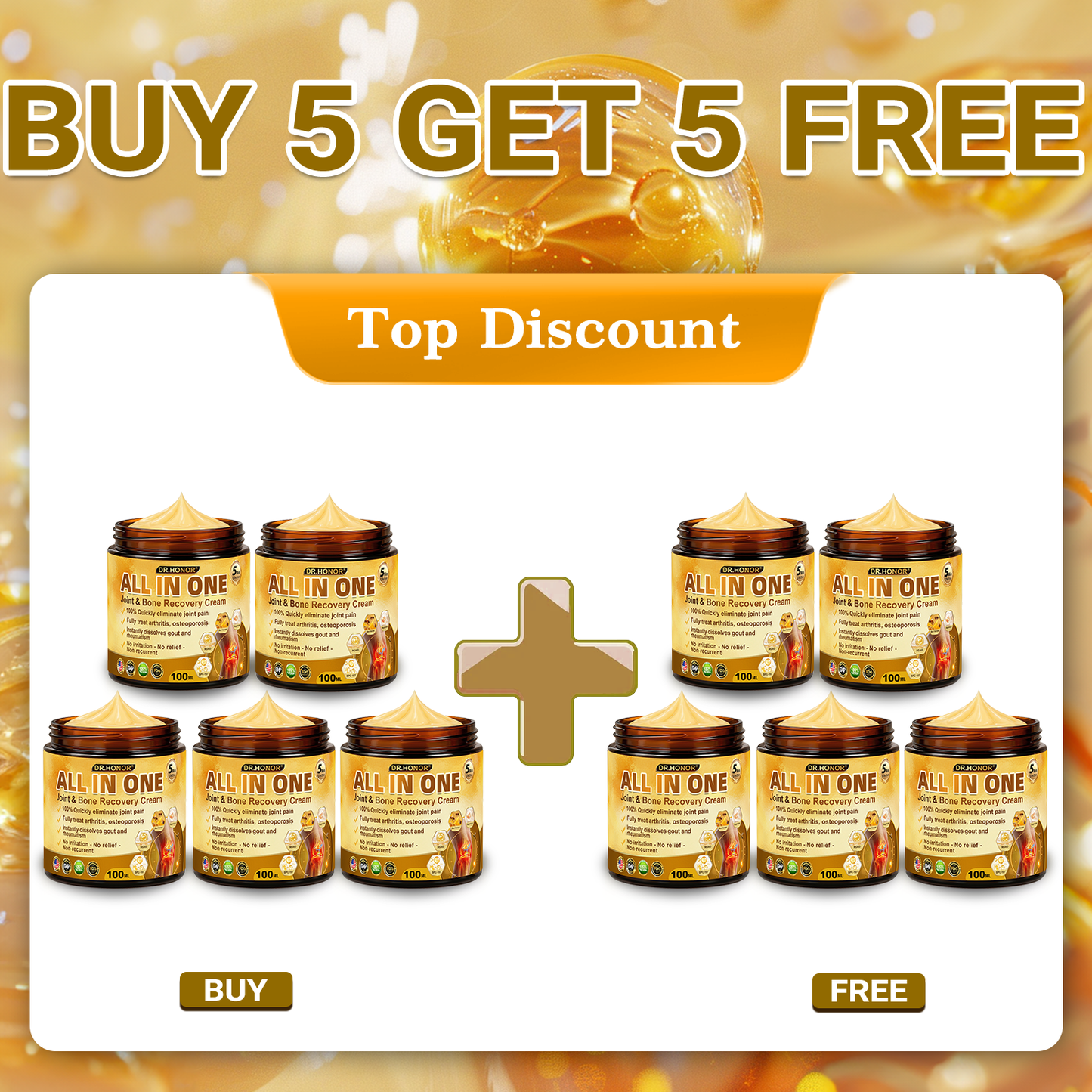 DR.HONOR® — 🚨 Only 10 jars left! Grab an exclusive 30% OFF today!Support flexibility and mobility in just 1–3 weeks.Don’t miss your chance—this offer won’t come around again until next year. Act fast! 180-day money back guarantee!🔥