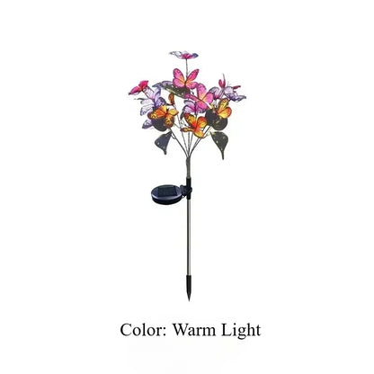 New 4-Leaf Led Solar Windmill Lights Turning Windmill Lawn Lights Waterproof Outdoor Courtyard Garden Decorative Lights