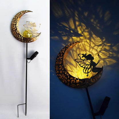 Outdoor Solar Lights Garden Crackle Glass Globe Stake Lights Waterproof LED Landscape Lights For Garden Lawn Patio Courtyard