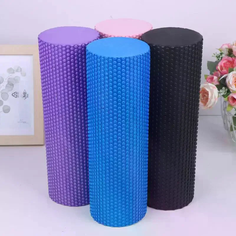Yoga Roller Round EVA Foam Cylinder Roller For Pilates Exercise Enhanced Home Workouts Diameter 10cm Length 30cm