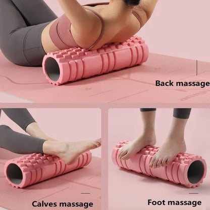 30CM Yoga Roller Massage Foam Myofascial Release Roll Gym Foam Roller Foam Sports Roller Gym 10cm Fitness YJZ01
